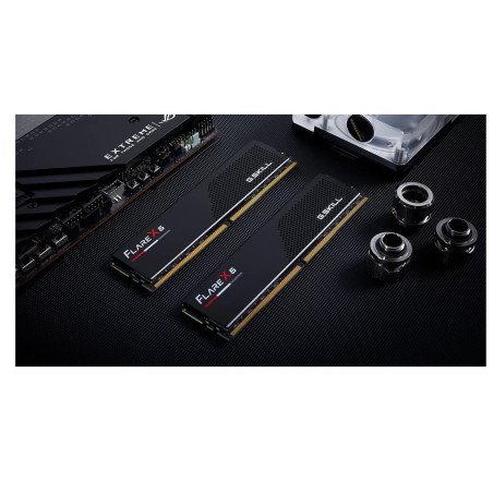 G.SKILL F5-6000J3238F16GX2-FX5 32GB (2 x 16GB)/ DDR5 6000 MT/s/ Timings 32-38-38-96/ Voltage 1.35V/ Flare X5