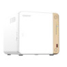 QNAP TS-462-4G 4-Bay desktop NAS, Intel® Celeron® N4505 dual-core, 4 GB DDR4 onboard not expandable, 4 x 3.5'/2.5' SATA 6Gb