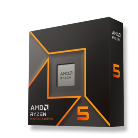 AMD Ryzen 5 9600X 6Cores/12Threads, 65 watts, Max Boost Clock 5.4 GHz, PCIE 5.0, 32MB Cache, Radeon™ Graphics, 2200 MHz Fre