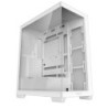 DeepCool CG580 White Panoramic ATX Mid-Tower Case, Up to 2x 360mm Radiators, 9x120mm Fans. Front 2x USB3.0, Audio I/O Panel (