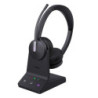 Yealink WH64 Dual Teams DECT Wireless Headset, DECT & Bluetooth Wireless, Busylight, 3-Mic Noise Cancellation, Charging Stand