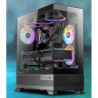 Antec CX700 ARGB Black, ATX, USB Type-C 3.2 Gen 2, Tool Free Panels, Vertical Cooling, 3x 120mm PWM ARGB Fans, Heat dissipati