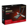 TP-Link Archer TBE400E BE6500 Wi-Fi 7 Bluetooth 5.4 PCIe Adapter,  6GHz@2882 Mbps, 5GHz@2882 Mbps, 2.4GHz@688 Mbps (wifi7) (N