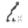 Brateck LDT87-C012-B Titan Heavy-Duty Gas Spring Monitor Arm Black,Fit Screen Size: 24'-57' Up to 27 KG