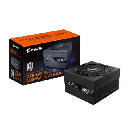 Gigabyte GP-AE1000PM PG5 1000W PSU Power Supply, ATX 60-50 Hz 1000W 120mm Fan 80 PLUS  Platinum ]100,000 hours