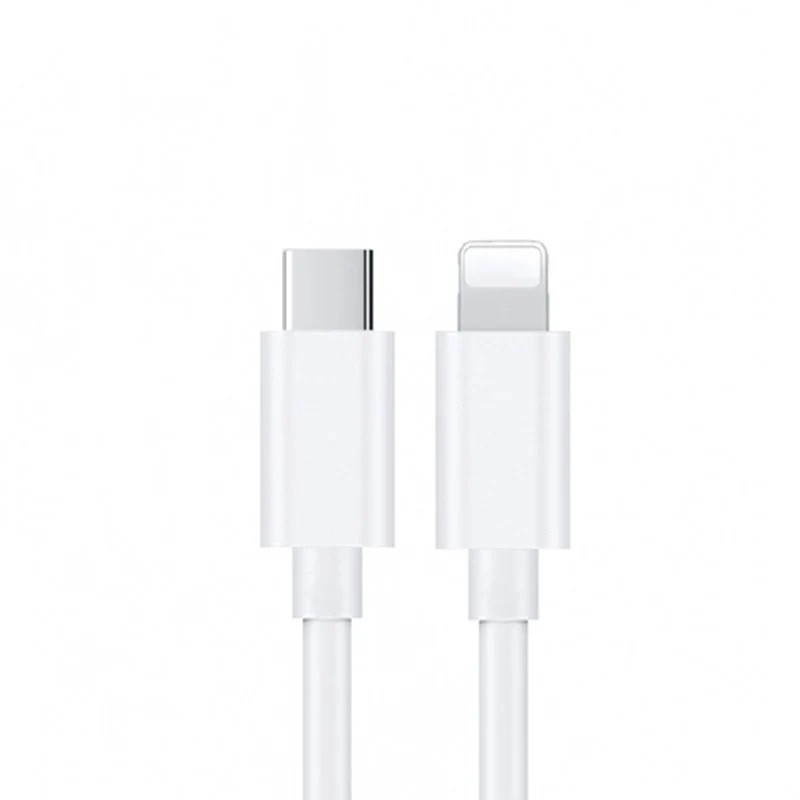 USP Lightning to USB-C Fast Charge Mini Cable (1M) White - Support 2.4A,480Mbps Transfer, Universal iOS Compatibility,  5 Yea