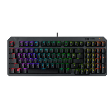 ASUS TUF Gaming K3 Gen II Optical-Mechanical RGB Keyboard, IP57 Waterproof & Dust Resistance, Compact 97-key Layout, Silicone