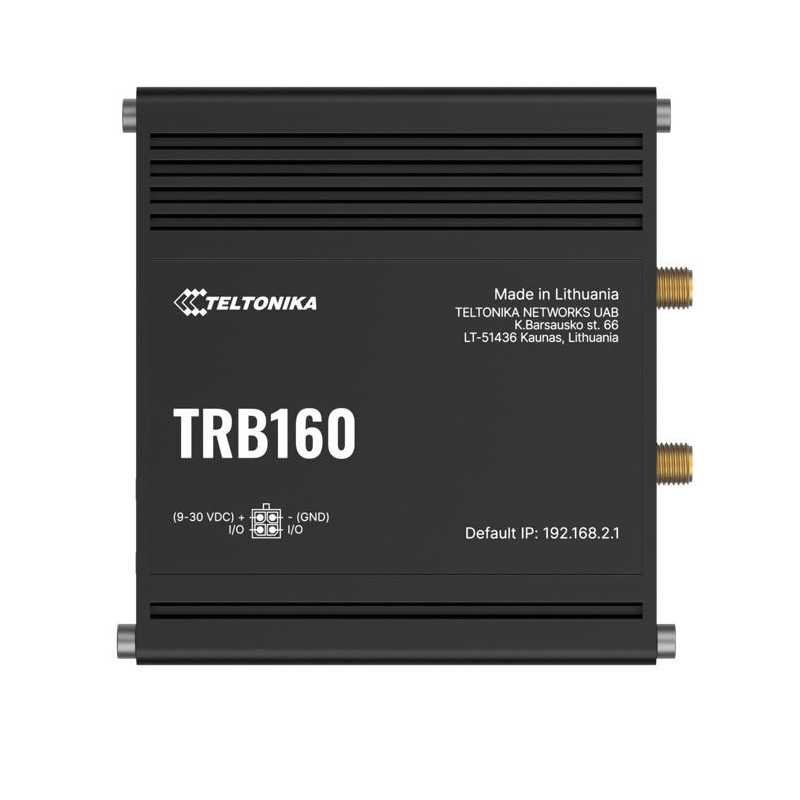 Teltonika TRB160 4G LTE CAT 6 IoT Gateway, Ultra-Small, Lightweight, Energy-Efficient, Cellular Speeds of up to 300 Mbps, USB