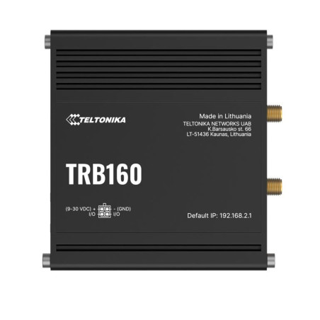 Teltonika TRB160 4G LTE CAT 6 IoT Gateway, Ultra-Small, Lightweight, Energy-Efficient, Cellular Speeds of up to 300 Mbps, USB
