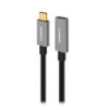 mbeat® Tough Link 1m USB 3.2 Gen2 USB-C Extension Cable - Space Grey Video Resolution: Maximum 4K/60Hz Material: Aluminium H