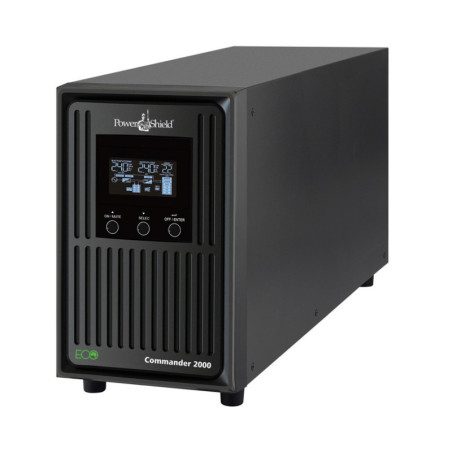 PowerShield Commander 2000VA/1800W - 10Amp, Line Interactive Pure Sine Wave Tower UPS with AVR, 2 AUS sockets, 10A, C13 x 3, 