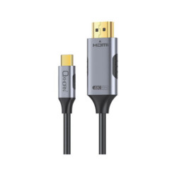 Oxhorn USB C to HDMI 2.0 3m cable 4K@60Hz Aluminum plugs black Support HDCP 1.4 HDCP 2.2 Thunderbolt 3/4 LPCM compatible Wind