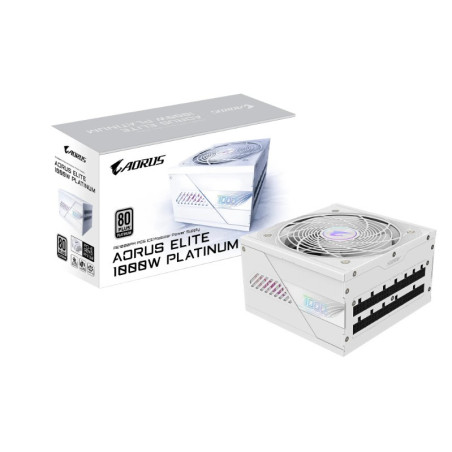 Gigabyte GP-AE1000PM PG5 ICE 1000W PSU Power Supply, ATX 60-50 Hz 1000W 120mm Fan 80 PLUS  Platinum ]100,000 hours