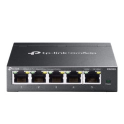 TP-Link ES205G Omada 5-Port Gigabit Easy Managed Switch by Omada SDN,  VLAN, QoS, IGMP Snooping, Loop Prevention, Port Isolat