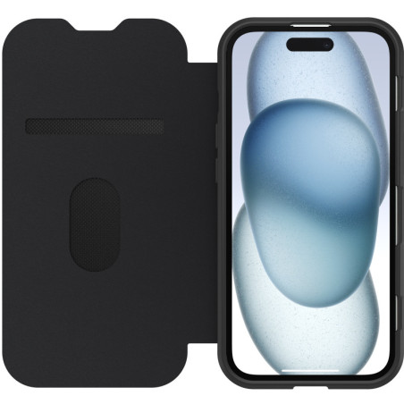 OtterBox React Folio MagSafe Apple iPhone 17e /  iPhone 16e / iPhone 15 / iPhone 14 / iPhone 13 (6.1') Case Black Crystal (Cl