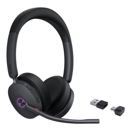 Yealink BH74 Teams USB-C/A Bluetooth Headset, Active Noise Cancellation,  6 mic, Acoustic Shield, Wireless range 50 m, talk t