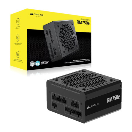 Corsair RMe Series RM750e Fully Modular Low-Noise ATX Power Supply (AU), Cybenetics Gold, ATX12V 3.1, 2x PATA, 2x EPS, 6x SAT