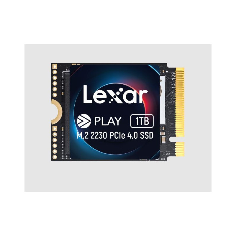 Lexar LNMPLAY001T-RNNNG Internal SSD Play 1TB M.2 2230 PCIe Gen 4x4 NVMe SSD up to 5200MB/s read, 4700MB/s write