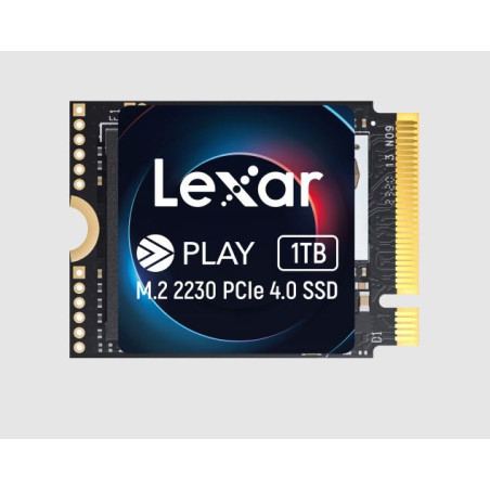 Lexar LNMPLAY001T-RNNNG Internal SSD Play 1TB M.2 2230 PCIe Gen 4x4 NVMe SSD up to 5200MB/s read, 4700MB/s write