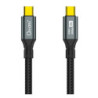Oxhorn USB 3.2 Gen 2×2 1m USB-C to USB-C 20Gbps 8K@60Hz 20V 100W E-Marker Chip Black fast charging & Video cable Laptop Phon