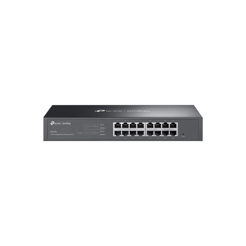 TP-Link ES216G Omada 16-Port Gigabit Easy Managed Switch, Flow Control, Loopback Detection, Port Isolation, Port Mirroring, L