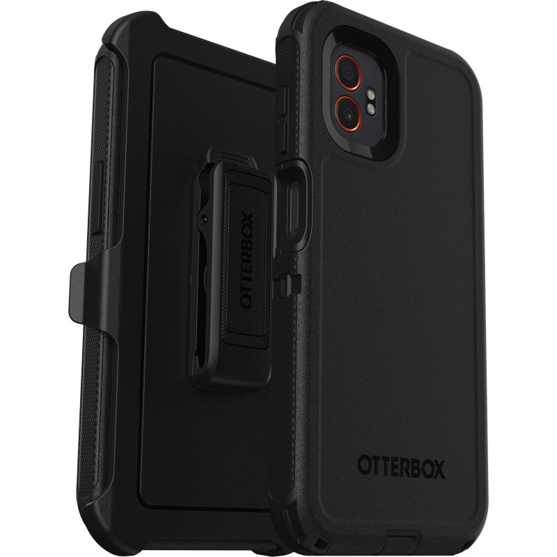 OtterBox Defender Samsung Galaxy XCover7 Pro 5G Case Black - (77-97773), DROP  7X Military Standard, Multi-Layer, Port Covers