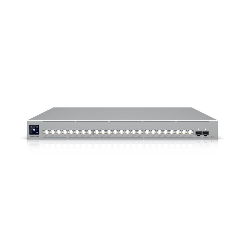 Ubiquiti Pro XG 24 PoE, Professional-grade, 24-port Layer 3 Etherlighting, PoE    Switch,(16) 10 GbE, (8) 2.5 GbE, (2) 25G SF