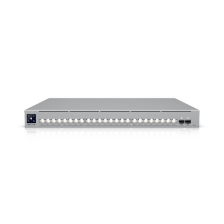 Ubiquiti Pro XG 24 PoE, Professional-grade, 24-port Layer 3 Etherlighting, PoE    Switch,(16) 10 GbE, (8) 2.5 GbE, (2) 25G SF