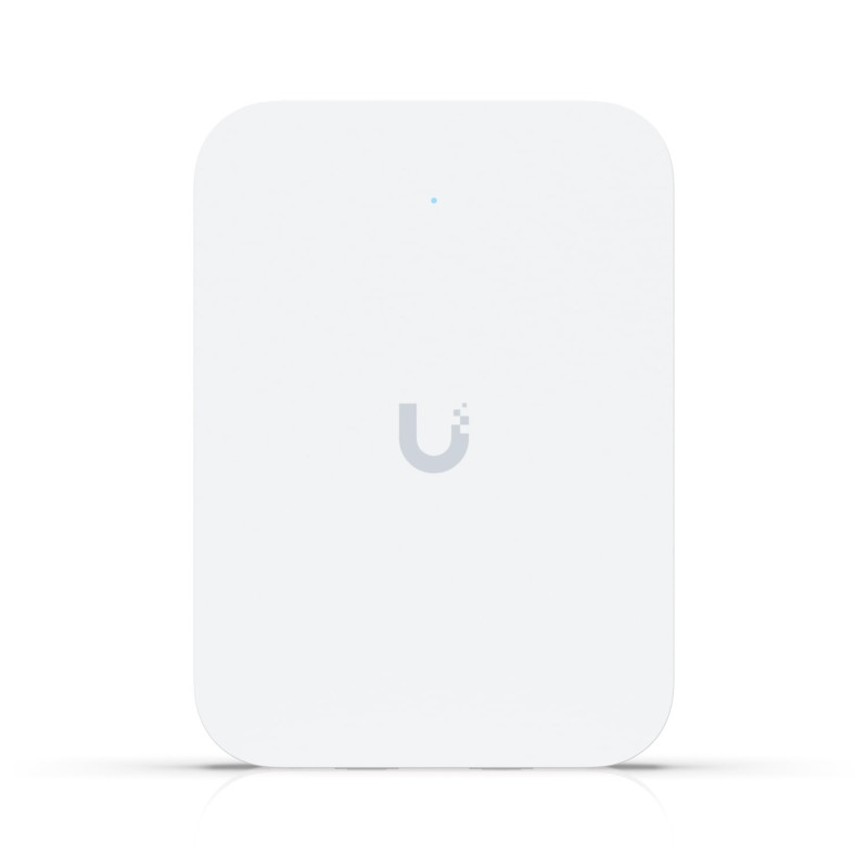 Ubiquiti U7 In-Wall, Wall-mounted WiFi‎ 7 AP,4 Spatial Streams,Integrated 2.5 GbE PoE Switch, For Hospitality,115 m² Cover