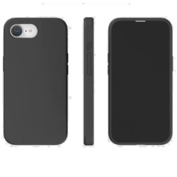 USP Apple iPhone 17e / iPhone 16e (6.1') Silicon Case Black - Two Tough Layers, Port Covers, No Slip Grippy Edges, Anti-fall 