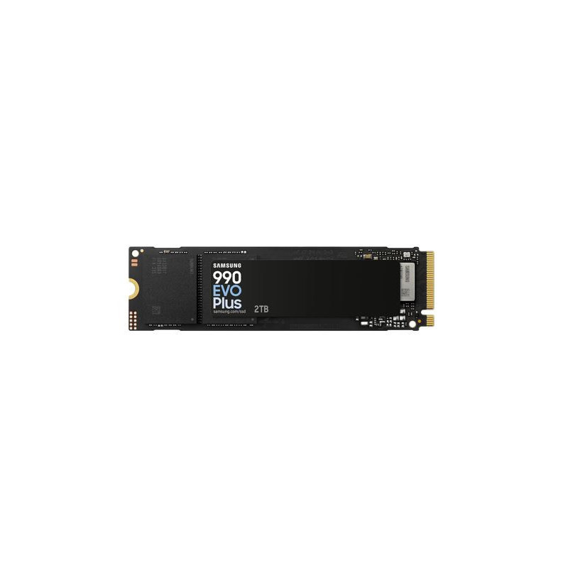 Samsung 990 EVO Plus 2TB PCIe Gen5 NVMe SSD 7250MB/s 6300MB/s R/W 1000K/1350K IOPS 1200TBW 1.5M hrs V-NAND TLC AES 256-bit En