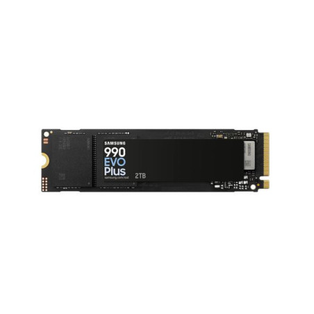 Samsung 990 EVO Plus 2TB PCIe Gen5 NVMe SSD 7250MB/s 6300MB/s R/W 1000K/1350K IOPS 1200TBW 1.5M hrs V-NAND TLC AES 256-bit En