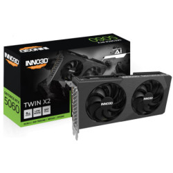 INNO3D nVidia GeForce RTX 5060 TWIN X2 8GB GDDR7, 2497MHz Boost Clock, RAM 28Gbps, 3xDP, 1xHDMI 225x116x41mm