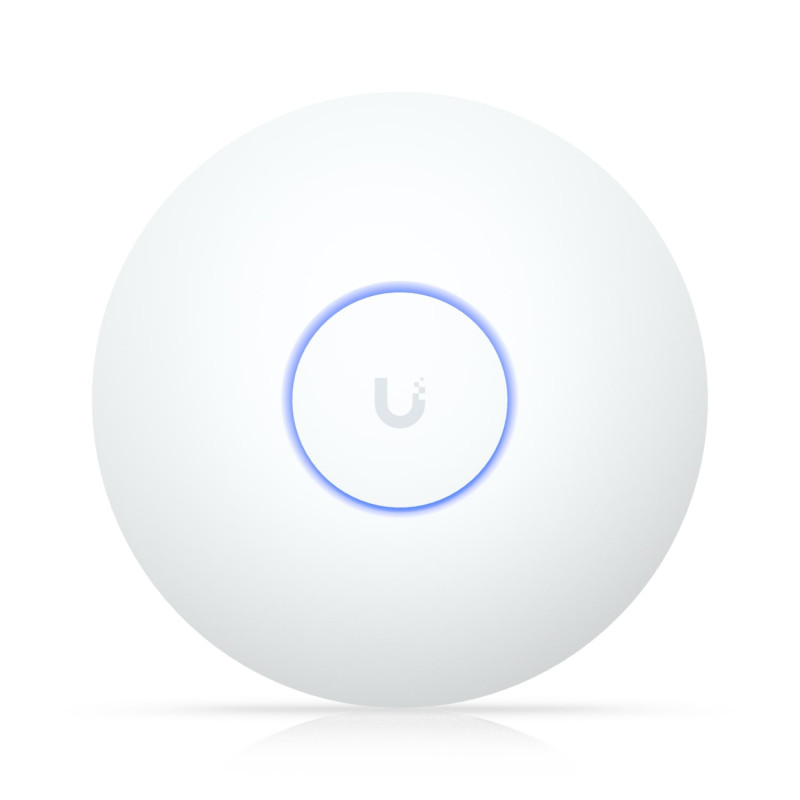 Ubiquiti U7 Long-Range,Compact,Ceiling-mount WiFi 7 AP,5 Spatial Stream,Extended Signal Range,Cover Up To 160m², 300  Device