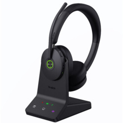 Yealink WH68 Dual UC DECT & Bluetooth Wireless Technology, 4-Mic Hybrid ANC, 4-Mic Noise Cancellation, All-Day-Wearing Comfor