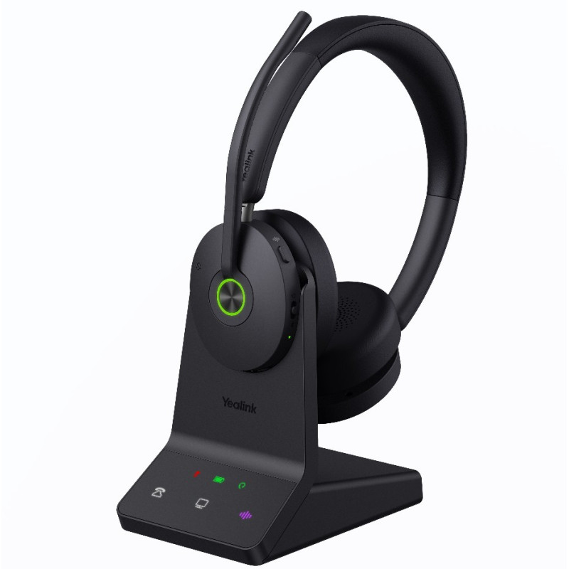 Yealink WH68 Dual UC DECT & Bluetooth Wireless Technology, 4-Mic Hybrid ANC, 4-Mic Noise Cancellation, All-Day-Wearing Comfor