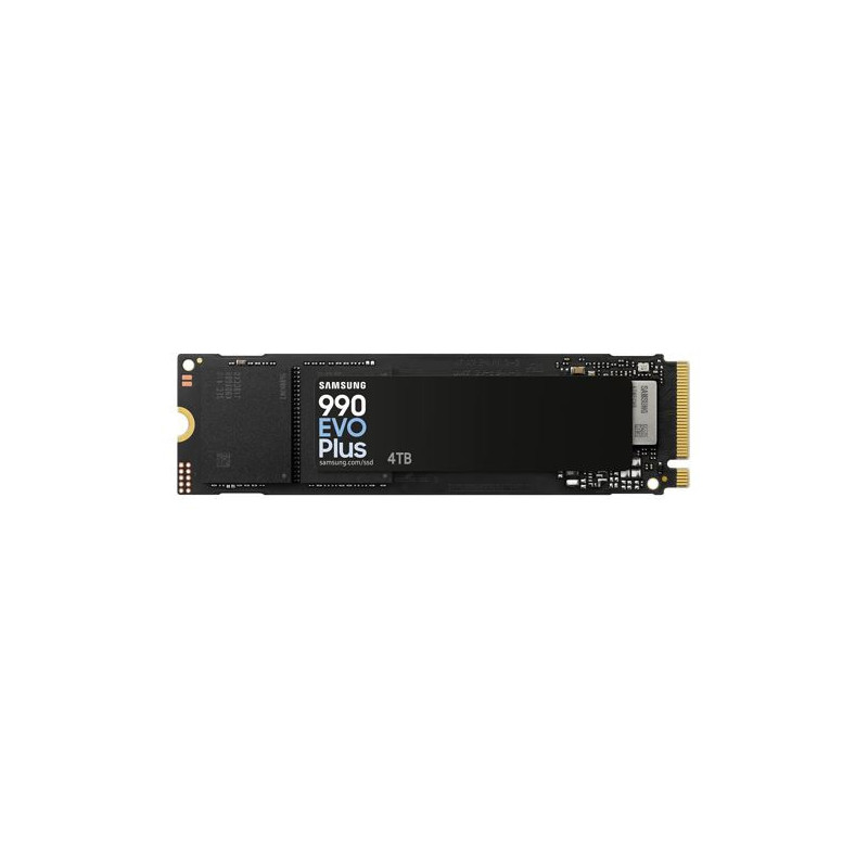 Samsung 990 EVO Plus 4TB PCIe Gen5 NVMe SSD 7250MB/s 6300MB/s R/W 1050K/1400K IOPS 2400TBW 1.5M hrs V-NAND TLC AES 256-bit En