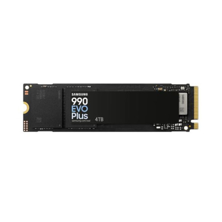 Samsung 990 EVO Plus 4TB PCIe Gen5 NVMe SSD 7250MB/s 6300MB/s R/W 1050K/1400K IOPS 2400TBW 1.5M hrs V-NAND TLC AES 256-bit En