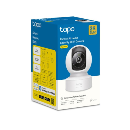 TP-Link Tapo C232 Pan/Tilt AI Home Security Wi-Fi Camera – 3K 5MP   Ethernet port