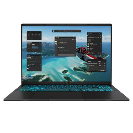 ASUS VivoBook V16 16' WUXGA Notebook Intel Core 7 240H DDR5 16GB 1TB RTX 5050 8GB GDDR7 Black Win 11 Pro 1.95kg 1Y Warranty