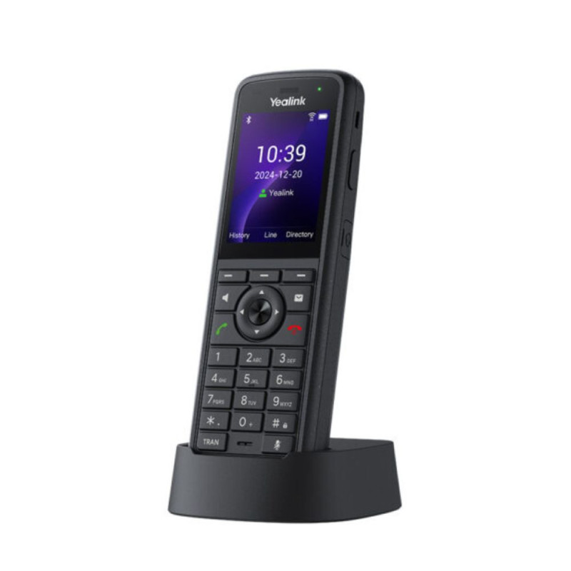 Yealink AX86R Rugged Wi-Fi IP Phone, 2.4' Color Display, IP67 Rated, HD Audio, Bluetooth 5.0, Wi-Fi 6, 13h Talk Time, 4 SIP A