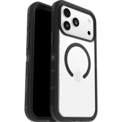 OtterBox Defender Pro XT MagSafe Apple iPhone 17 Pro (6.3') Case Dark Side (Clear/Black) - (77-98516), DROP  7X Military Stan