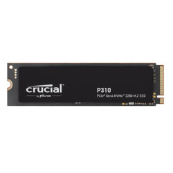 Crucial P310 500GB Gen4 2280 NVMe SSD 6600/3500 MB/s R/W 110TBW 520K/890K IOPS 1.5M hrs MTTF Full-Drive Encryption M.2 PCIe4 