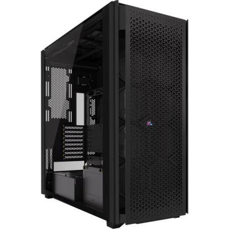 Corsair iCUE LINK 9000D RGB AIRFLOW Super Full-Tower PC Case - Black, 698×307×698mm, GPU 580mm, 6x 2.5', 5x 3.5', rad 480mm