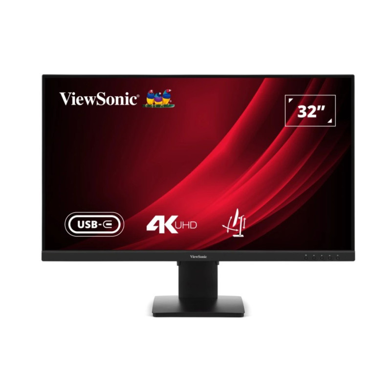 ViewSonic 32' VG 4K SuperClear VA, USB-C, DP, Height Adjust,  3y Advanced Replacement, Business Pro Monitor