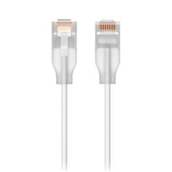 Ubiquiti UniFi Etherlighting Patch Cable,0.3M  Nano-thin Patch Cable With 2.5 GbE Support Designed sShow Etherlighting Effect