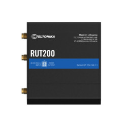 Teltonika RUT200 Industrial Cellular Router, WAN Failover, Compact and Reliable Industrial 4G LTE Router/Firewall, PSU includ
