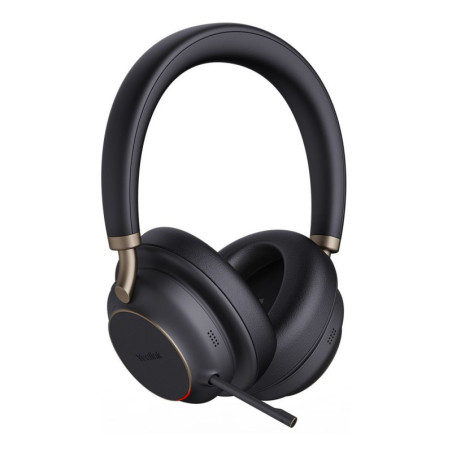 Yealink BH76 Plus with Charging Stand UC Black USB-C/A Bluetooth Stereo Headset, 5Mic Beamforming Noise Cancellation Talk tim