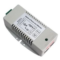 Tycon Power 18-36V In 56V 35W GigE 802.3af/at PoE, Low Cost & High Efficiency Solution for those requiring IEEE802.3af and IE