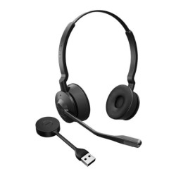 Jabra Engage 55 SE, Stereo, Link400a, UC DECT Headset, 150m Wireless Range, Noise Cancelling, Flexible, Portable, Durable, Li